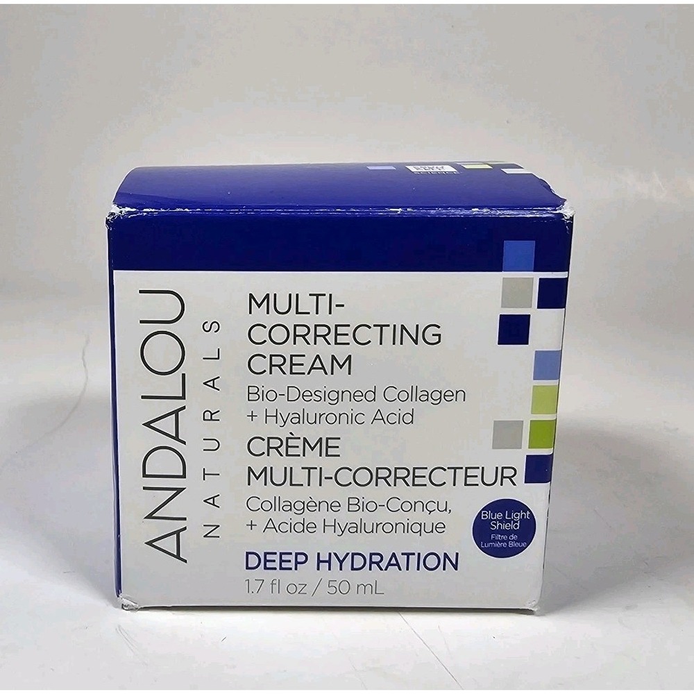 Andalou Naturals Deep Hydration, Multi-Correcting Cream, 1.7 fl